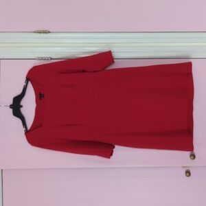Ann Taylor red A-line mini dress, Size 12 P
